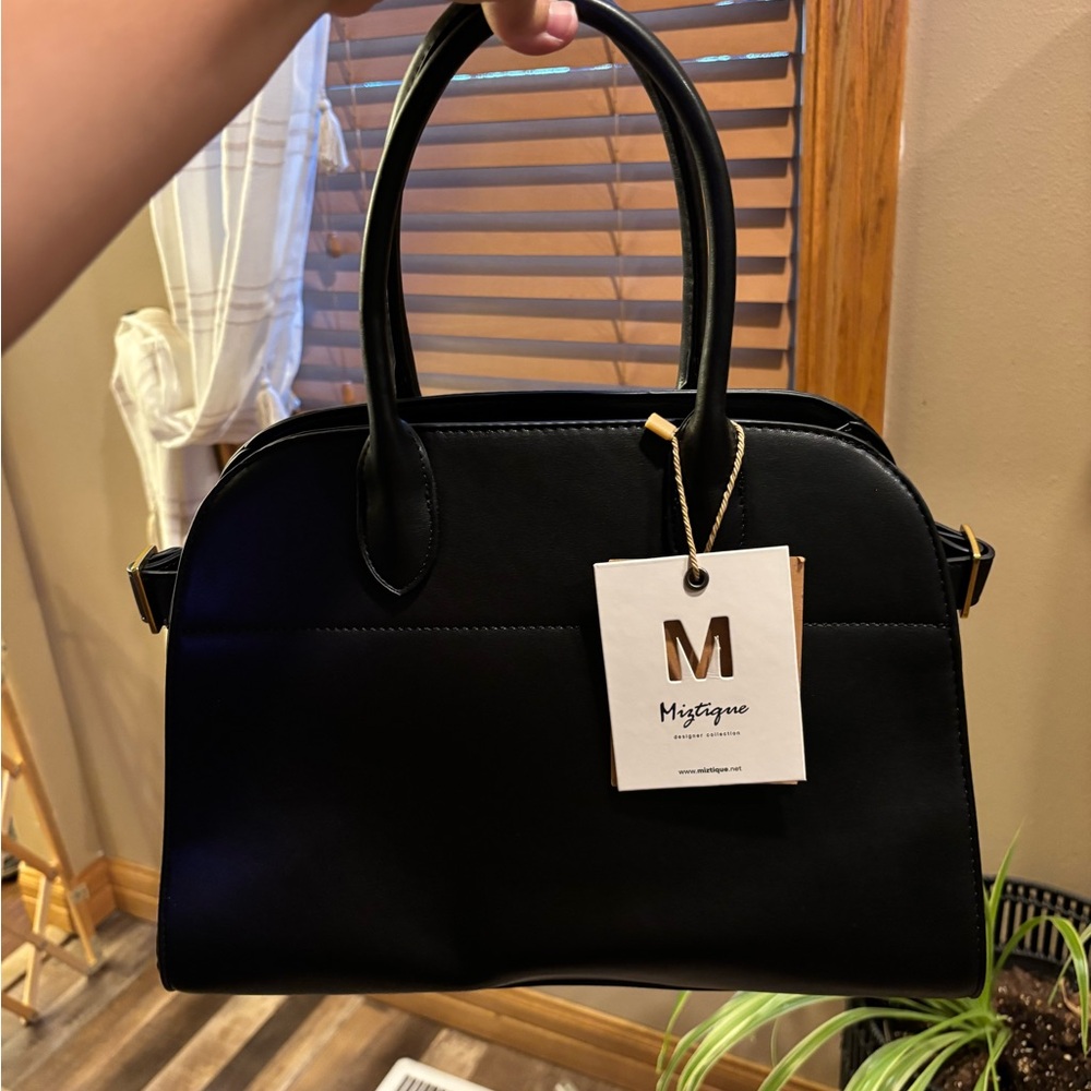 Miztique Black Tote Bag.  NWT